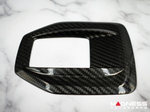 Alfa Romeo Stelvio Shift Gate Panel - Carbon Fiber - Pre '20 - Feroce Carbon